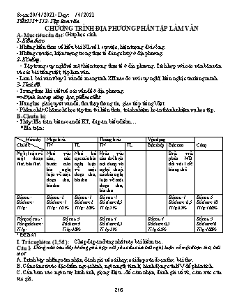 Giáo án Ngữ văn 9 theo CV417 - Tuần 31 - Năm học 2020-2021 - Trường THCS Đào Dương