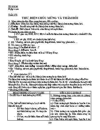 Giáo án Ngữ văn 9 theo CV417 - Tuần 36 - Năm học 2020-2021 - Trường THCS Đào Dương