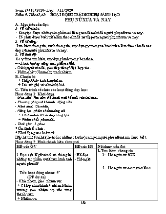 Giáo án Ngữ văn 9 theo CV417 - Tuần 9 - Năm học 2020-2021 - Trường THCS Đào Dương