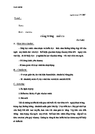 Giáo án tham khảo Ngữ văn 7 - Tiết 1-126