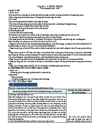 Giáo án Đại số Lớp 11 - Chương 3 - Chủ đề 4: Cấp số nhân - Nguyễn Thị Hồng Nga