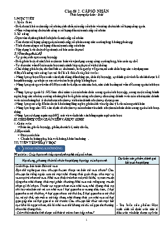 Giáo án Đại số Lớp 11 - Chương 3 - Chủ đề 4: Cấp số nhân