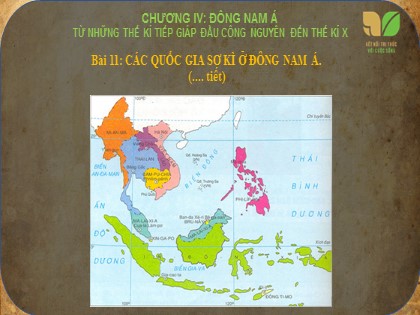 Bài giảng môn Lịch sử Lớp 6 Sách Kết nối tri thức với cuộc sống - Bài 11: Các quốc gia sơ kì ở Đông Nam Á