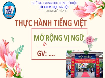 Bài giảng Ngữ văn Lớp 6 Sách Cánh diều - Tiết 7+8: Thực hành Tiếng Việt "Mở rộng vị ngữ" - Trường THCS Tô Hiệu