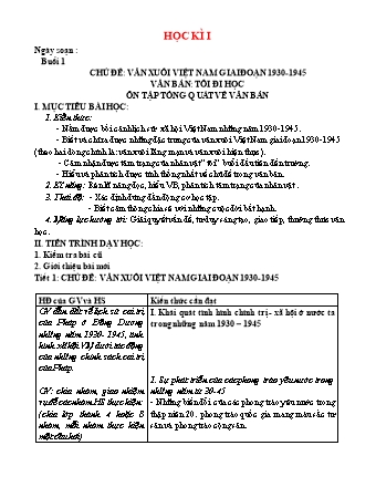 Giáo án dạy thêm Ngữ văn Khối 8 - Chương trình cả năm