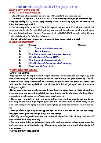 Giáo án môn Ngữ văn Lớp 9 - Tiết 91-97