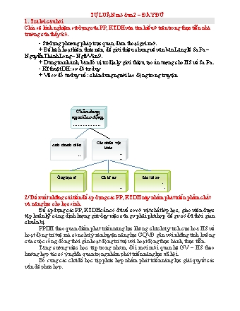 Kế hoạch bài dạy Ngữ văn Lớp 6 - Văn bản Thánh Gióng