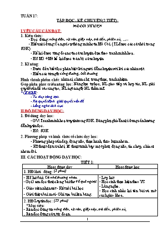 Giáo án điện tử Lớp 3 (Công văn 2345) - Tuần 17