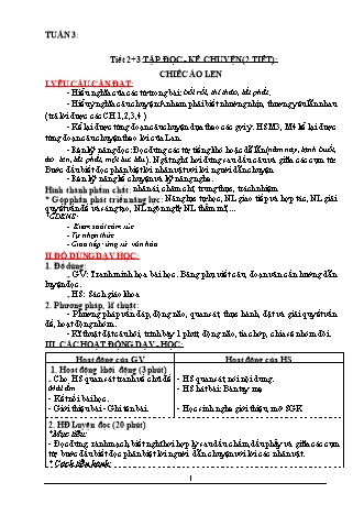 Giáo án điện tử Lớp 3 (Công văn 2345) - Tuần 3