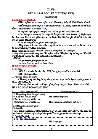 Giáo án điện tử Lớp 3 (Công văn 2345) - Tuần 4