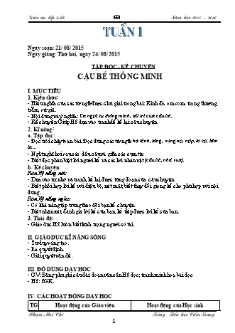 Giáo án điện tử Lớp 3 - Tuần 1 -  Phạm Mai Chi