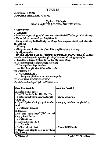 Giáo án điện tử Lớp 3 - Tuần 15 - Vũ Thị Hường