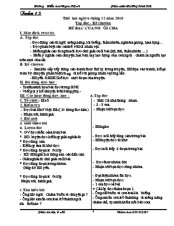 Giáo án điện tử Lớp 3 - Tuần 15+16 - Tạ Thị Hải Hà