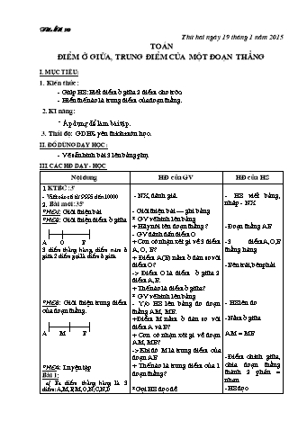 Giáo án điện tử Lớp 3 - Tuần 20 (Bản 3 cột)