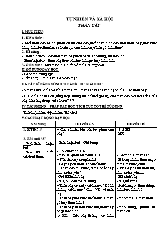 Giáo án điện tử Lớp 3 - Tuần 21 (Bản 3 cột)