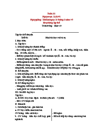 Giáo án điện tử Lớp 3 - Tuần 22