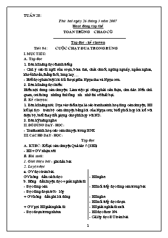 Giáo án điện tử Lớp 3 - Tuần 28