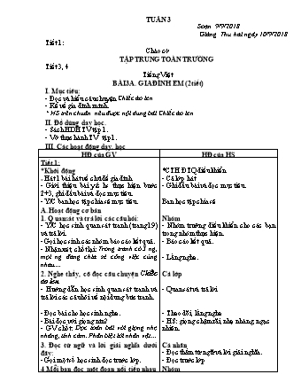 Giáo án điện tử Lớp 3 - Tuần 3 (Bản 2 cột)