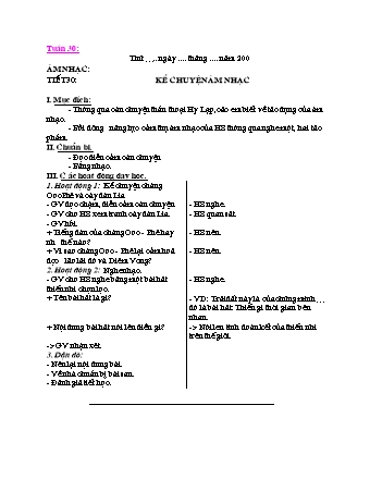 Giáo án điện tử Lớp 3 - Tuần 30