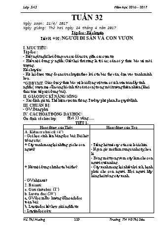 Giáo án điện tử Lớp 3 - Tuần 32 - Vũ Thị Hường