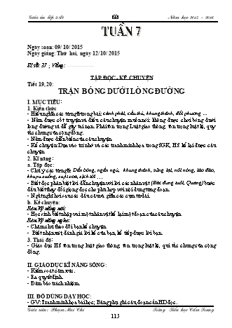 Giáo án điện tử Lớp 3 - Tuần 7 -  Phạm Mai Chi