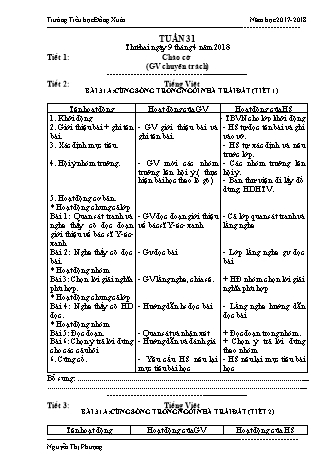 Giáo án điện tử Lớp 3 VNEN - Tuần 31 - Nguyễn Thị Phượng