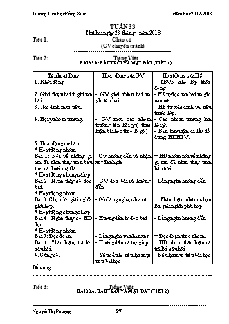 Giáo án điện tử Lớp 3 VNEN - Tuần 33 - Nguyễn Thị Phượng