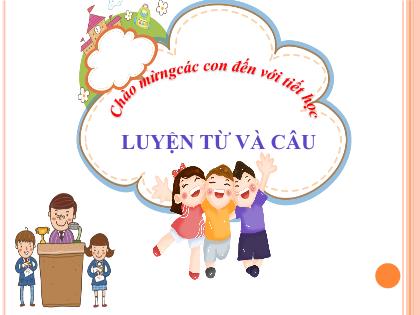 Bài giảng Tiếng Việt Lớp 3 - Luyện từ và câu: So sánh. Dấu chấm - Trường Tiểu học Tân Long Hội A