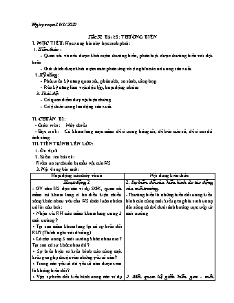 Giáo án Sinh học Lớp 9 - Bài 25+28: Thường biến - Phương pháp nghiên cứu di truyền người - Năm học 2020-2021 - Phan Thanh Toàn