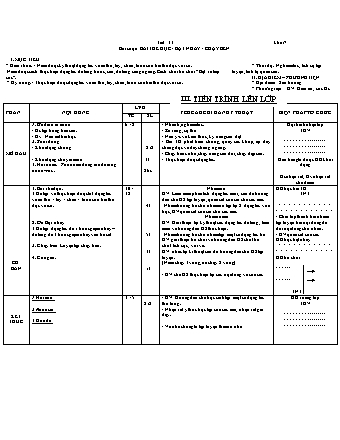 Giáo án Thể dục Lớp 7+9 - Tiết 33+34 - Năm học 2020-2021 - Hoàng Văn Hoàn