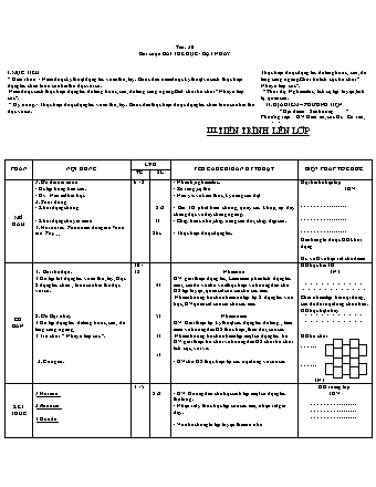 Giáo án Thể dục Lớp 7+9 - Tuần 17 - Năm học 2020-2021 - Hoàng Văn Hoàn