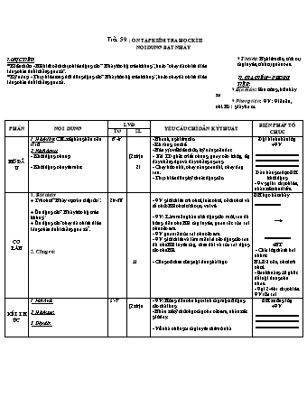 Giáo án Thể dục Lớp 7+9 - Tuần 32 - Năm học 2020-2021 - Hoàng Văn Hoàn Giáo án Thể dục Lớp 7+9 - Tuần 32 - Năm học 2020-2021 - Hoàng Văn Hoàn