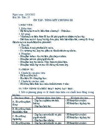 Giáo án Vật lý Lớp 7+9 - Tuần 26 - Năm học 2021-2022 - Nguyễn Mạnh Quân