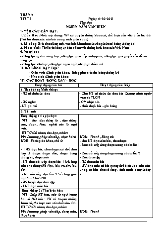Kế hoạch bài dạy Lớp 5 - Tuần 2 - Năm học 2021-2022 - Trường Tiểu học Tân Long Hội A