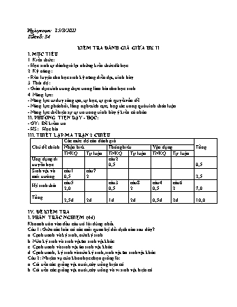 Kế hoạch bài dạy Sinh học Lớp 9 - Tiết 34+35, Bài 49: Quần xã sinh vật - Năm học 2021-2022 - Phan Thanh Toàn