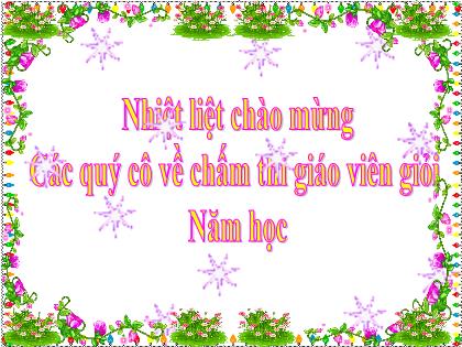 Bài giảng Mầm non Lớp Lá - Chủ điểm: Thế giới động vật - Đề tài: Nét cong hở trái-Nét cong hở phải - Trường Mầm non Ba Trại B