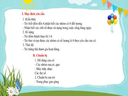 Chương trình “Bé vui học toán” - Tháng 11 - Đỗ Thị Thúy Hằng