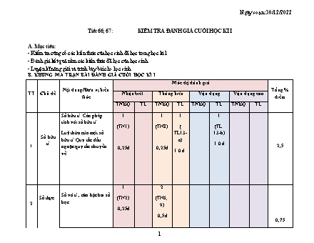 Kế hoạch bài dạy Toán 7 - Tuần 19 - Năm học 2022-2023 - Đặng Thị Kim Huê
