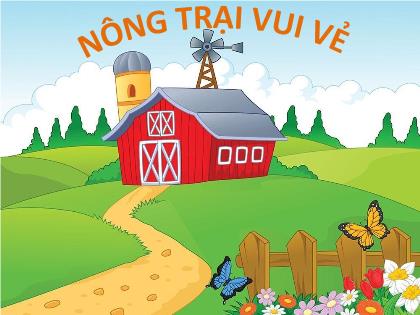 Mẫu trò chơi PowerPoint - Nông trại vui vẻ