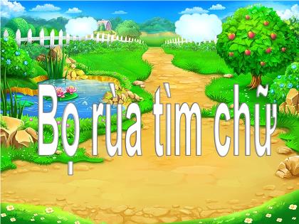 Mẫu trò chơi PowerPoint - Trò chơi: Bọ rùa tìm chữ