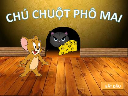 Mẫu trò chơi PowerPoint - Trò chơi: Chú chuột phô mai