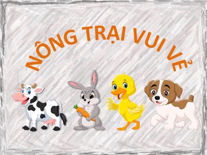 Mẫu trò chơi PowerPoint - Trò chơi: Nông trại vui vẻ