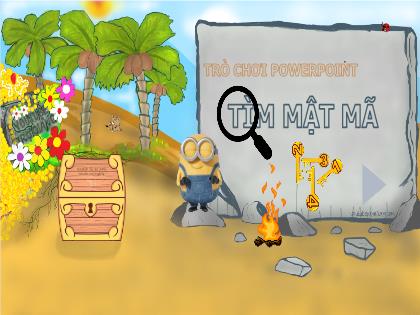 Mẫu trò chơi PowerPoint - Trò chơi: Tìm mật mã