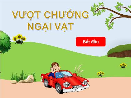 Mẫu trò chơi PowerPoint - Trò chơi: Vượt chướng ngại vật